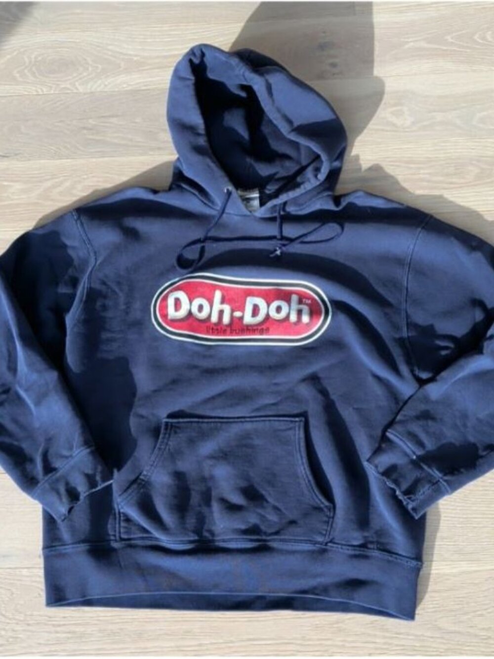 DOH-DOH LITTLE BUSHINGS VINTAGE 1990s HOODIE SWEATSHIRT TOP SKATE AS IS
